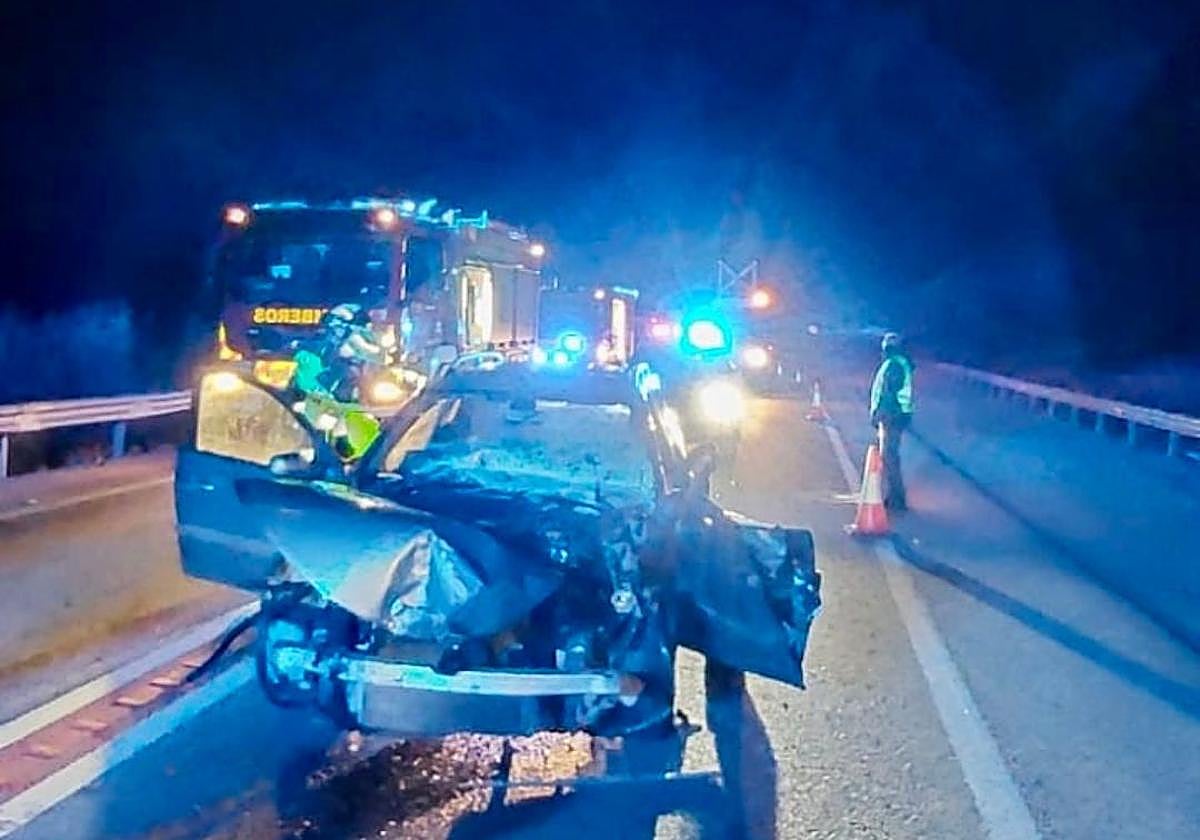 Herido un hombre en un accidente de tráfico esta madrugada en Coín