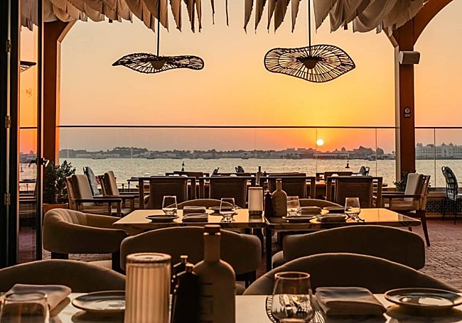 Vistas desde la terraza de Nota Blu Doha.
