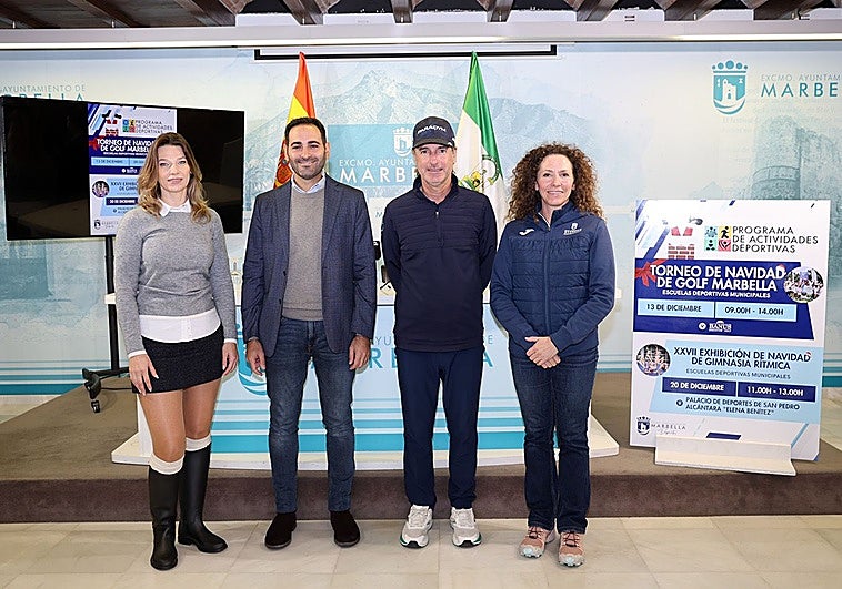 Marbella cierra la programación deportiva de 2025 con un torneo de golf navideño y la tradicional exhibición de gimnasia rítmica