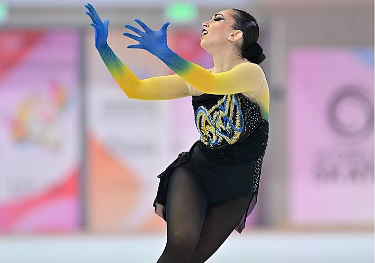 La patinadora Natalia Baldizzone, campeona de Europa por séptima vez consecutiva