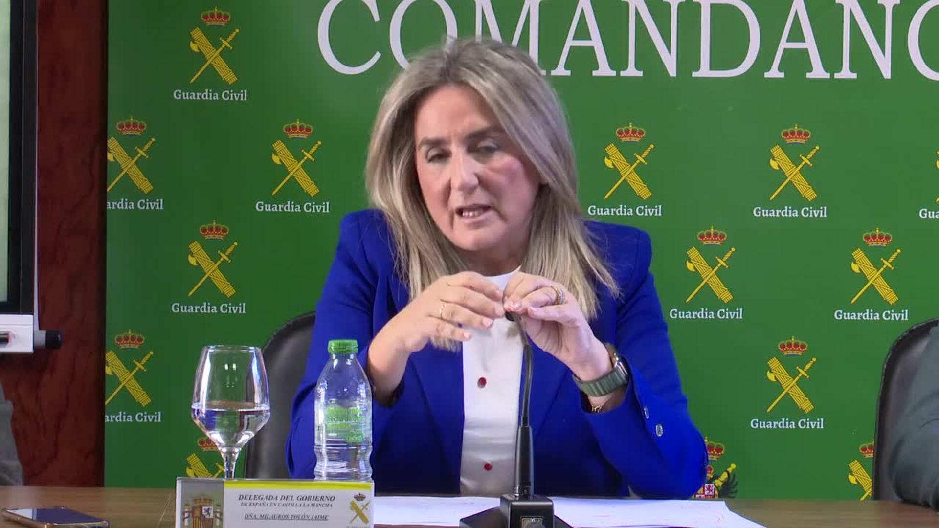 Tolón constata que las obras de la Delegación del Gobierno en Toledo siguen "su ritmo normal"