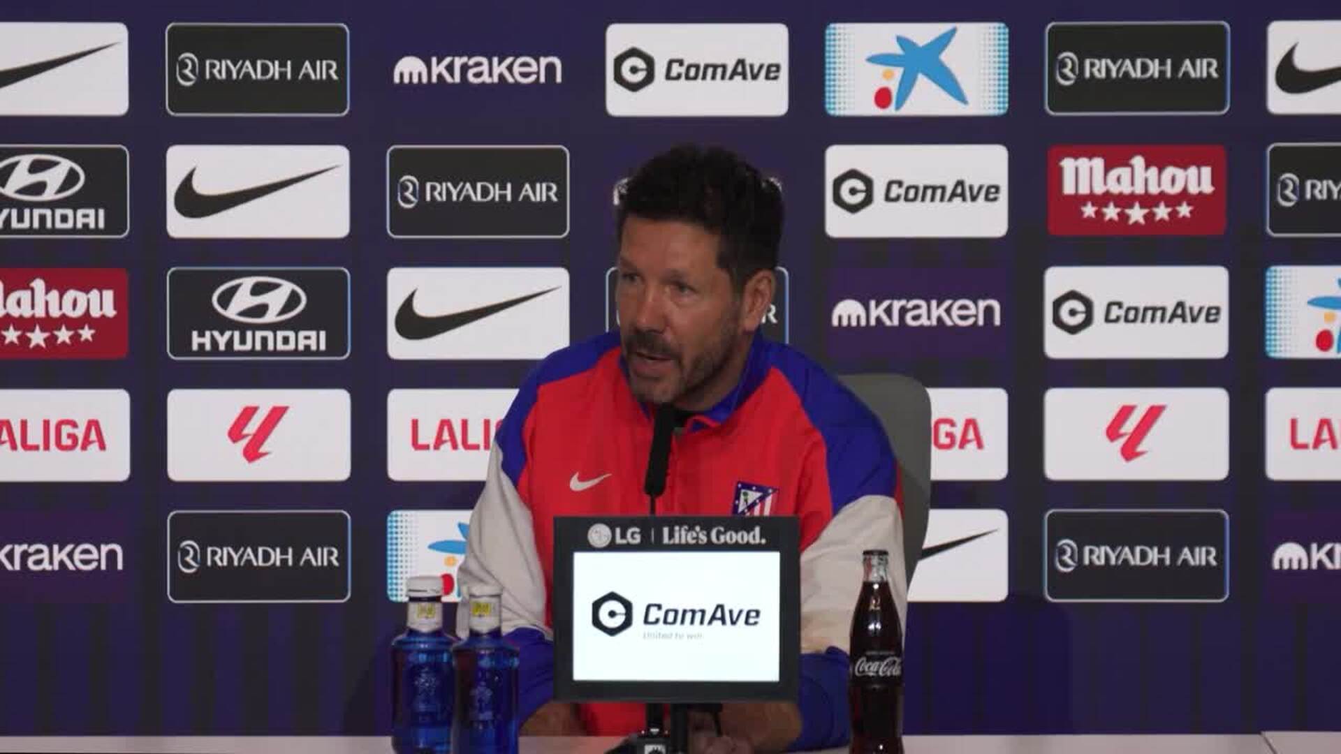 Simeone: "Seguiremos con entusiasmo e ilusión hasta el último momento del campeonato"