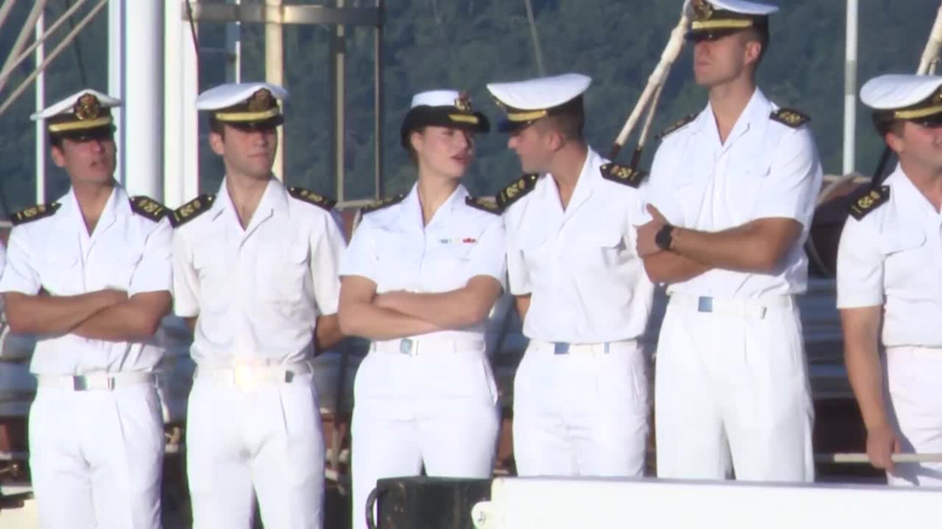 La Princesa Leonor hace la penúltima escala de su crucero de instrucción