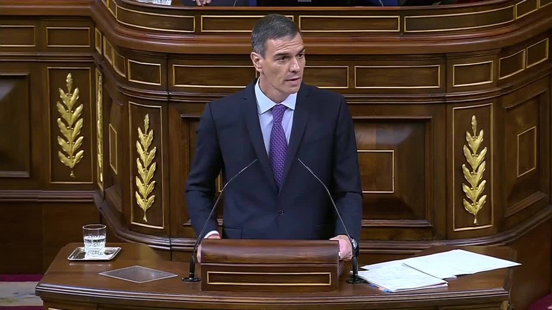 Sánchez presume del Gobierno "más limpio" frente a la corrupción de González, Aznar y Rajoy