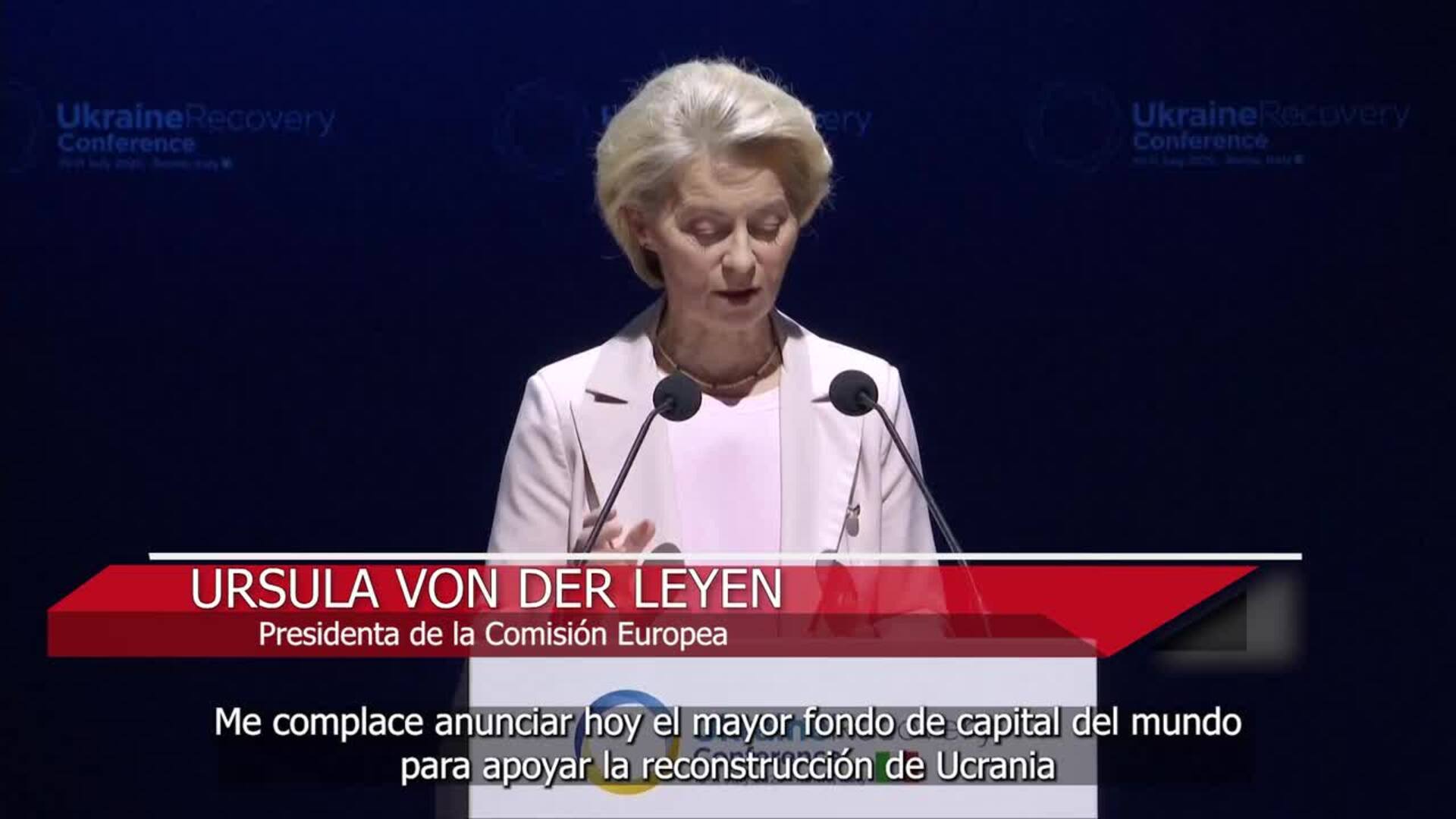 Zelenski reclama un Plan Marshall y los activos rusos congelados para reconstruir Ucrania