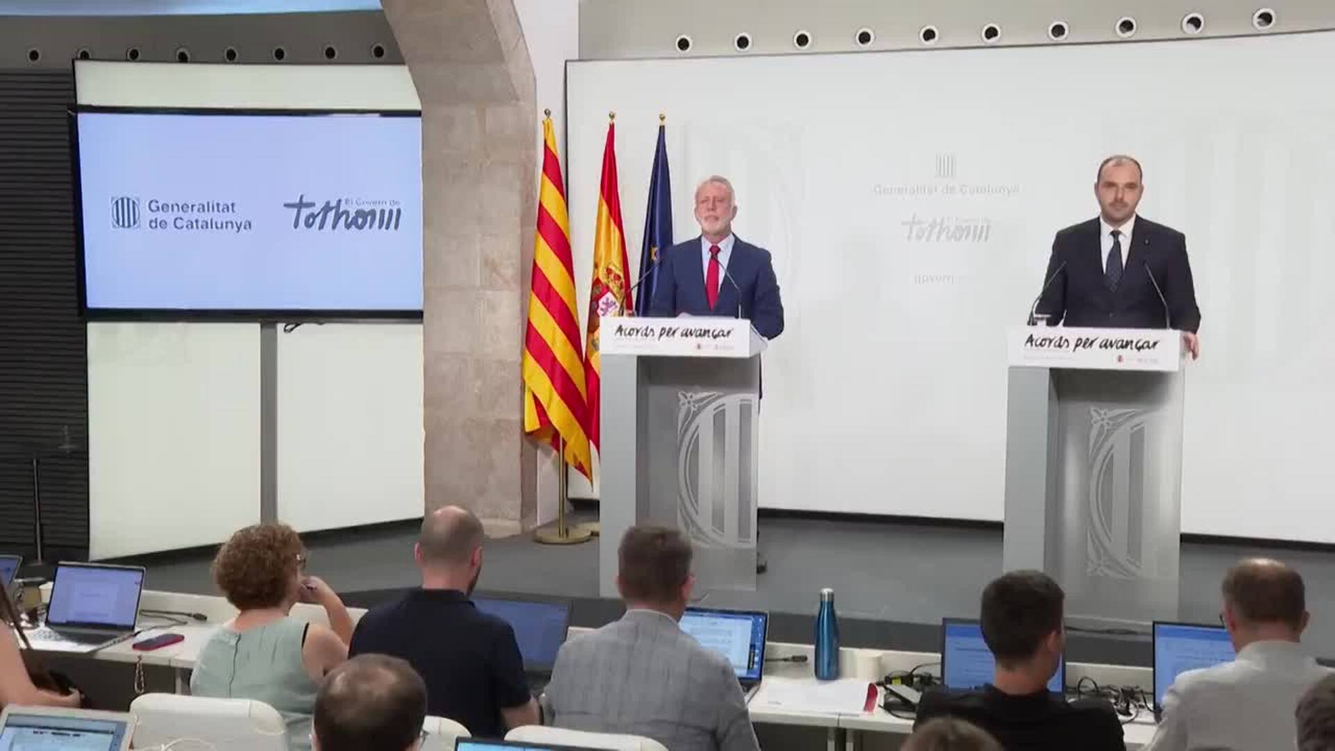 Gobierno y Generalitat pactan una financiación basada en ingresos sin concretar fecha ni cifras