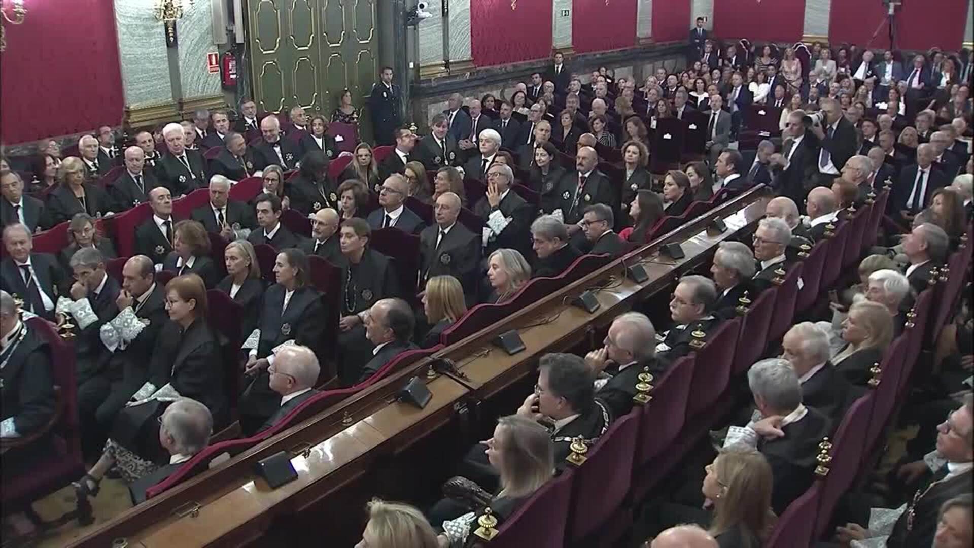 Arranca el nuevo Año Judicial con discurso del fiscal general procesado y la ausencia de Feijóo