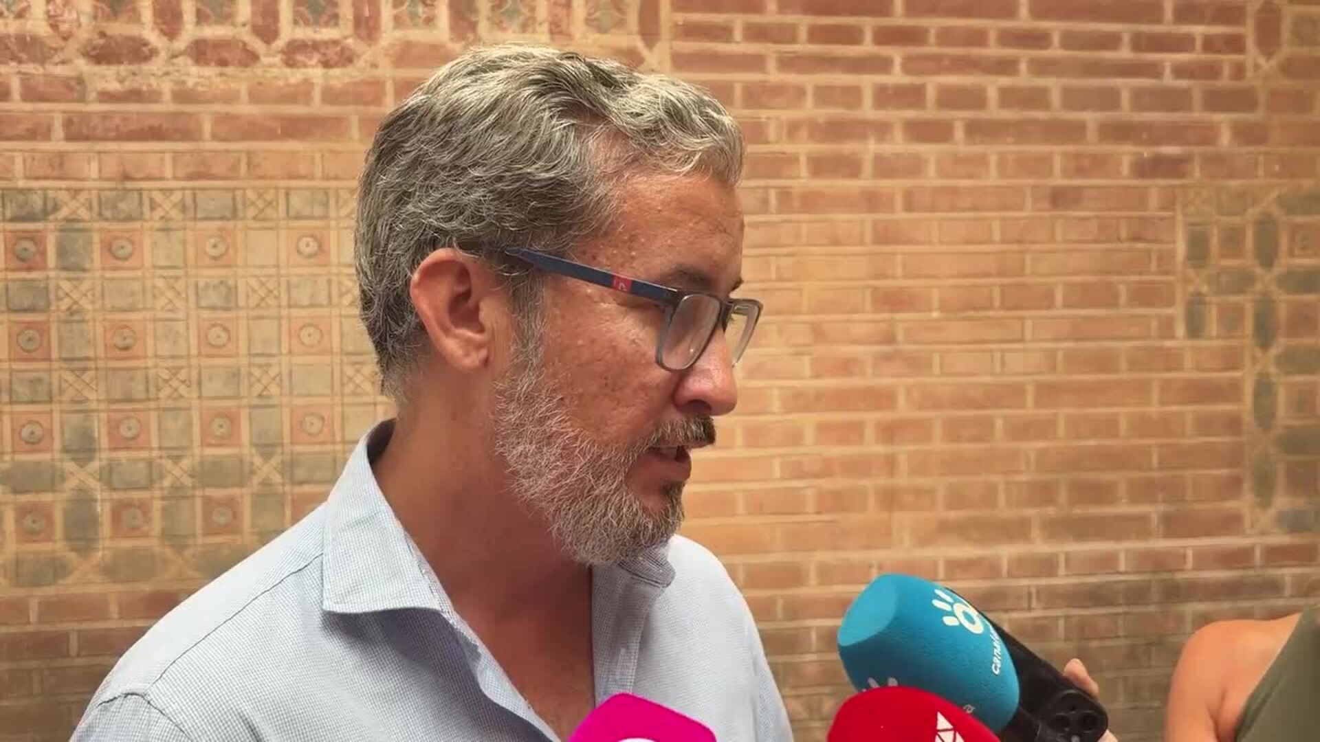 Analizan el entorno del altar romano aparecido en las excavaciones de una iglesia de Málaga