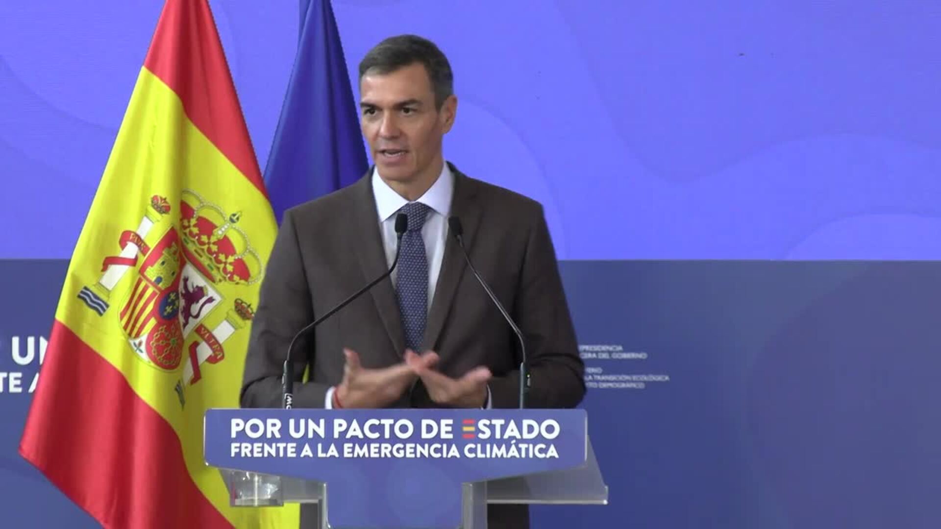 Sánchez pide al PP unidad sobre el Pacto de Estado ante la emergencia climática