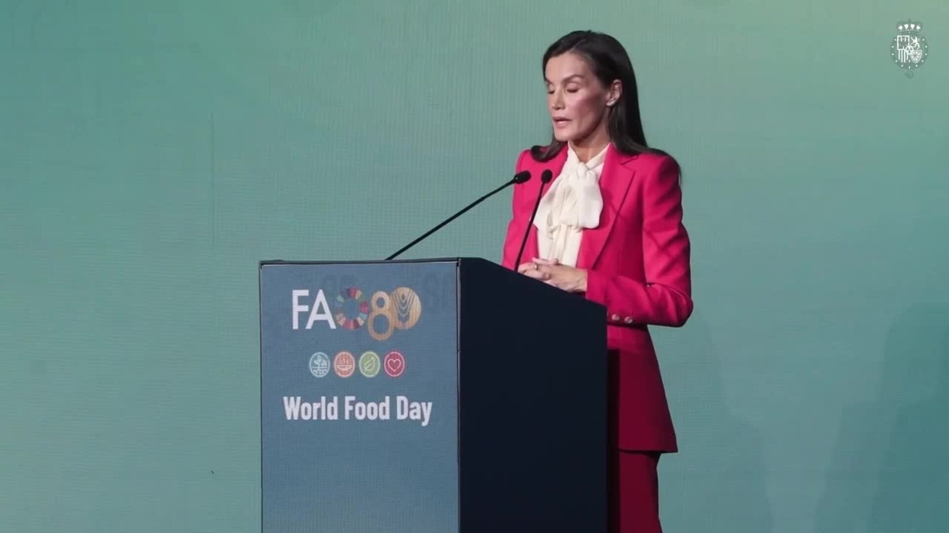 Reina Letizia: "La dignidad del ser humano no es negociable"