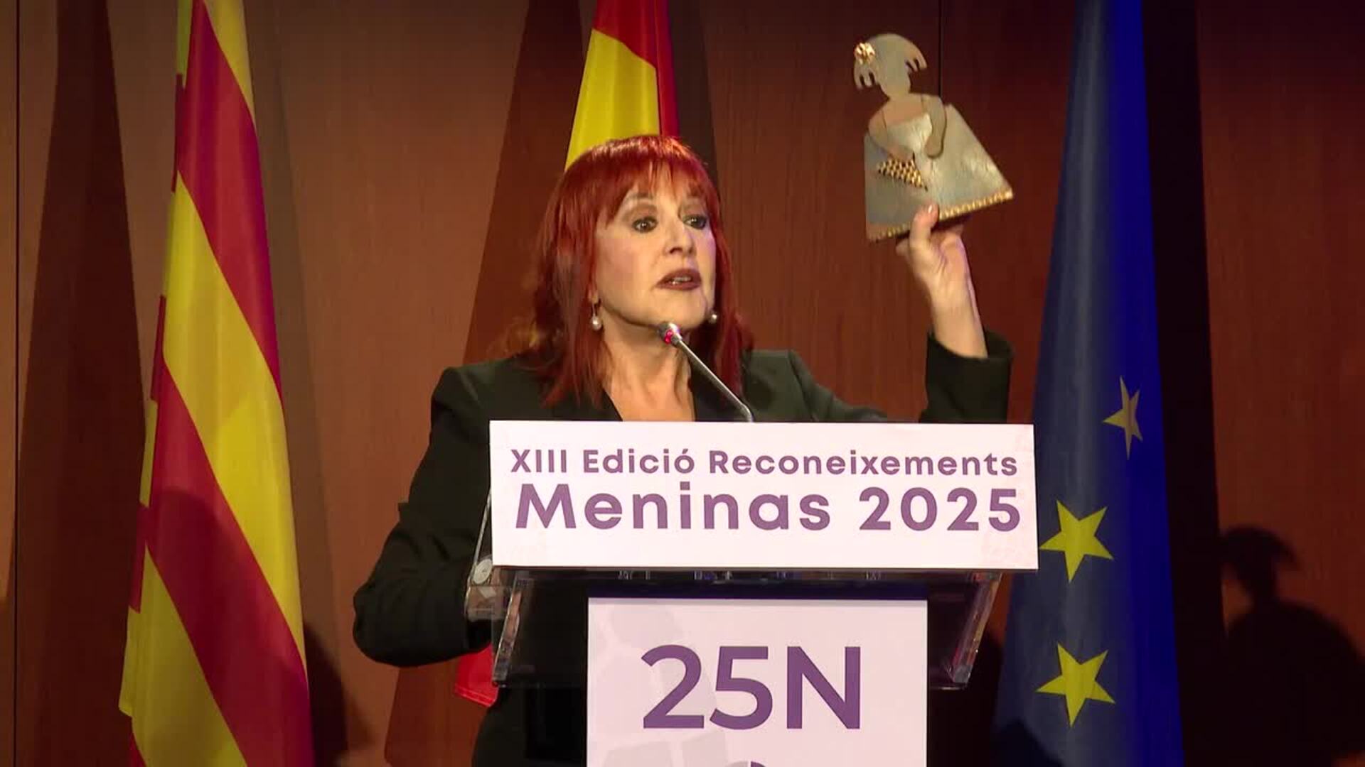 Loles León: "La lucha está viva, mientras no nos muramos estaremos aquí apoyándoos a todas"