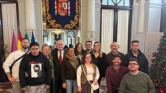Los nuevos operarios con discapacidad del Ayuntamiento de Málaga