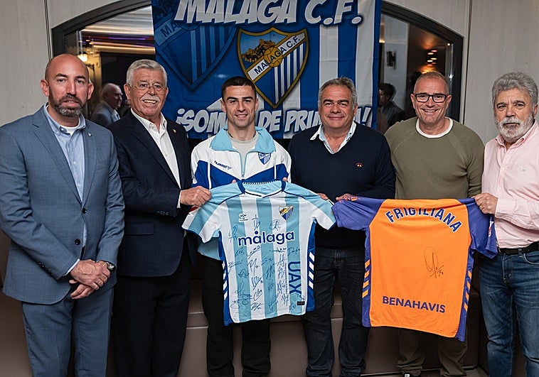 Dorrio, en el aniversario de la Peña Malaguista de Frigiliana