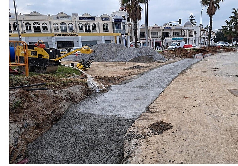 Cambios en el tráfico por las obras de la autovía del agua en Torremolinos