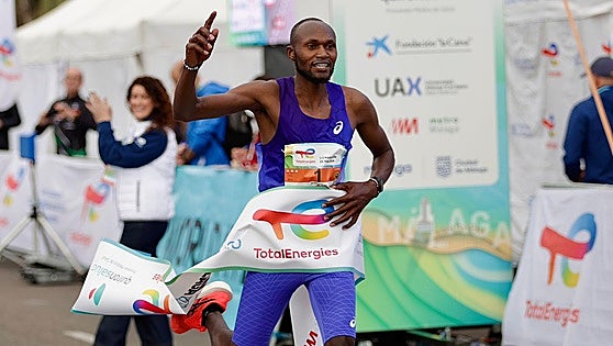 Vincent Kipkorir, nuevo rey de una Media Maratón de Málaga en auge