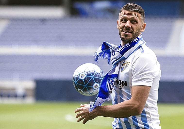Demichelis, un invitado especial el sábado en La Rosaleda