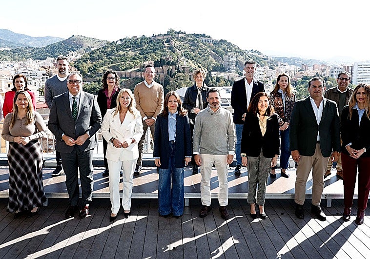 Las caras y la estrategias del PP de Málaga para conquistar otra mayoría absoluta
