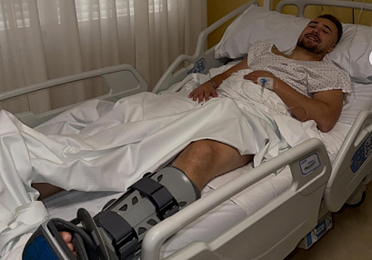 El exmalaguista Ontiveros se opera del talón y trata de zanjar especulaciones