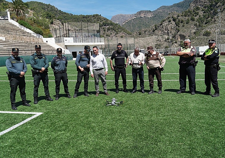 Frigiliana incorpora un dron para mejorar la vigilancia en zonas rurales y cultivos subtropicales