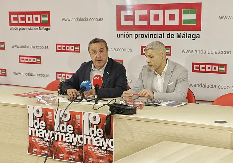 CC OO y UGT llaman a una manifestación «masiva» el 1 de mayo en defensa de «mejoras salariales, el derecho a la vivienda y la democracia»
