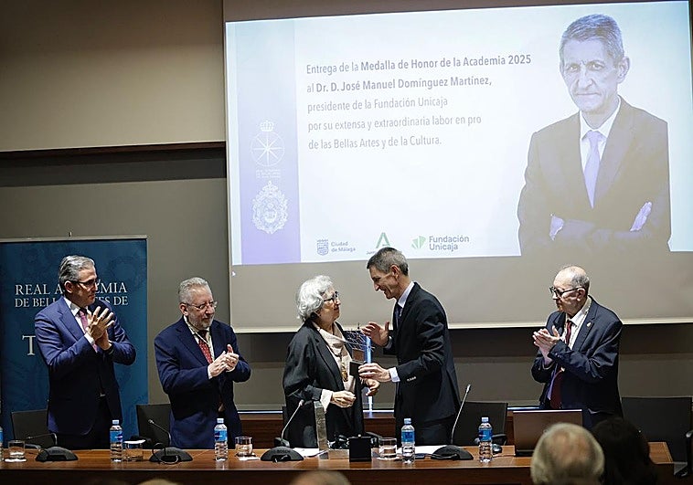 La Academia de San Telmo distingue a José Manuel Domínguez por su labor en favor de la cultura