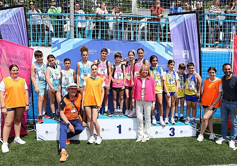 Más de 800 alumnos de Primaria se dan cita en el XXVIII Certamen Atlético Intercentros de Marbella