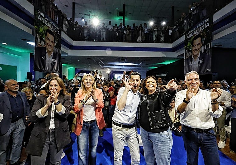 Moreno pide la mayoría para defender a Andalucía frente a las cesiones a Cataluña