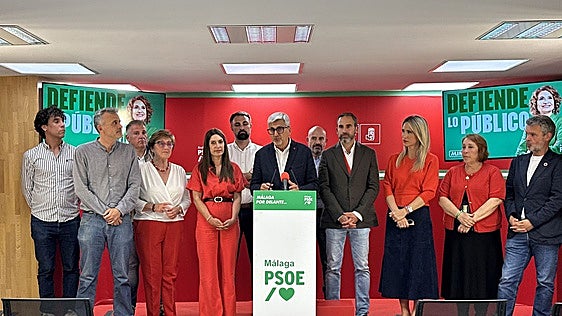 El PSOE de Málaga cae por primera vez por debajo del 20% de votos en unas elecciones