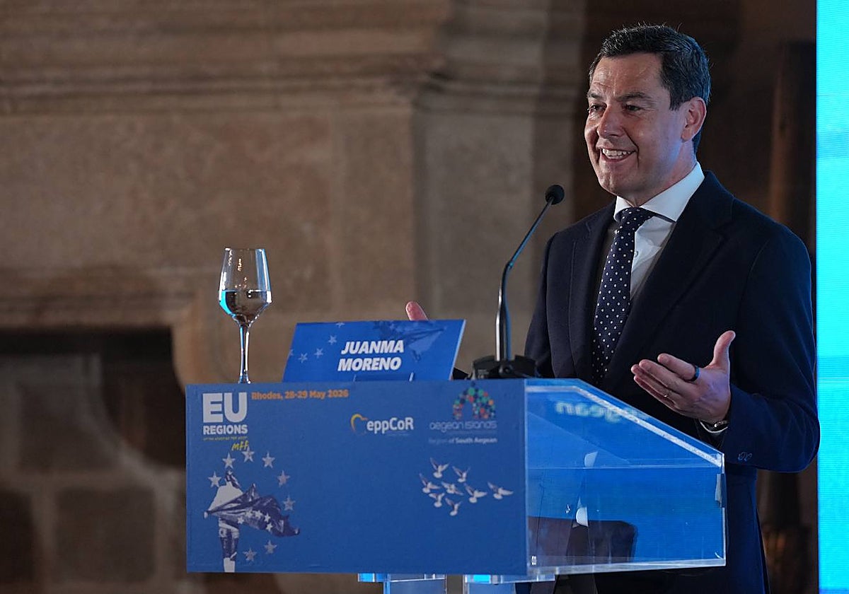 Juanma Moreno regresa a Europa contra el recorte de los fondos regionales