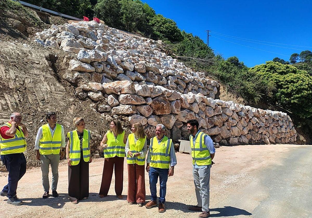 La Diputación de Málaga invierte 7,5 millones en obras de emergencia en 14 carreteras de la Serranía de Ronda