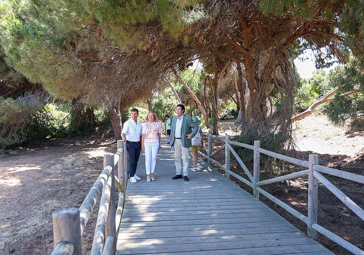 Marbella renueva la pasarela peatonal de las Dunas de Artola