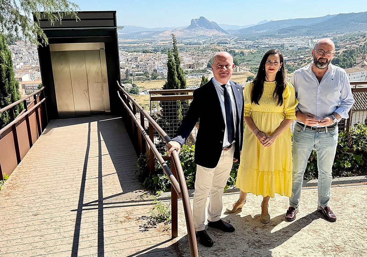 Antequera salva los desniveles de la Alcazaba para abrirla al turismo sin barreras