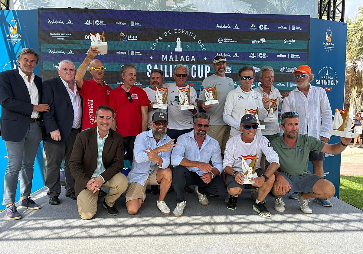 El 'Mar Amigo Sail Racing', 'Taboga', 'Frutigher Light' y 'Vikingo' se llevan las coronas de la Málaga Sailing Cup