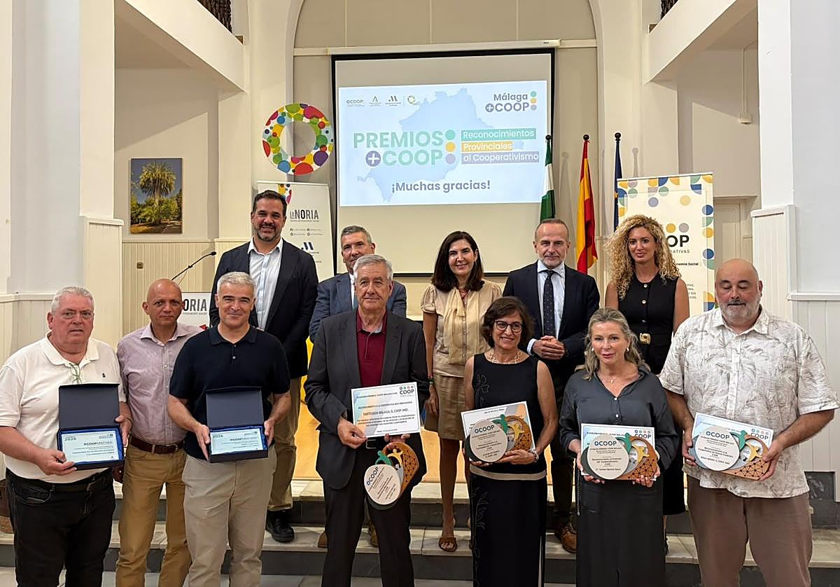 Spiga Negra, Tartessos Málaga y Algaba de Ronda reciben los galardones al cooperativismo malagueño