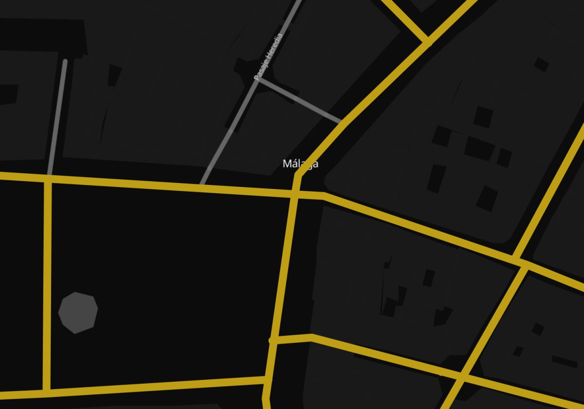 El mapa amarillo en Málaga: 775 personas multadas por orinar en la calle en 2025