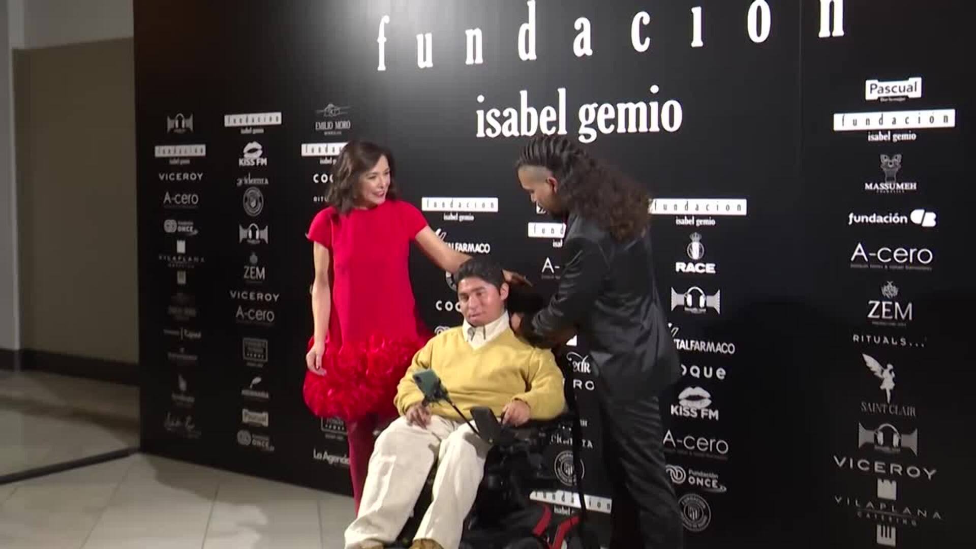 Diego Manrique durante el evento solidario