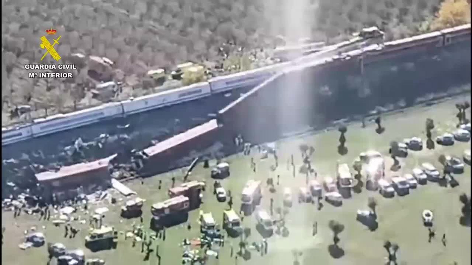 El accidente entre un AVE y un tren Iryo en Urda (Toledo) deja al menos ...