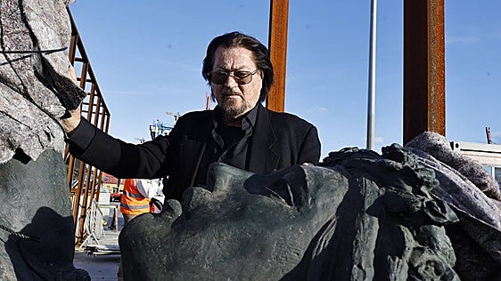 Ginés Serrán, autor de las estatuas del Puerto: «Esto ha sido una victoria del pueblo»