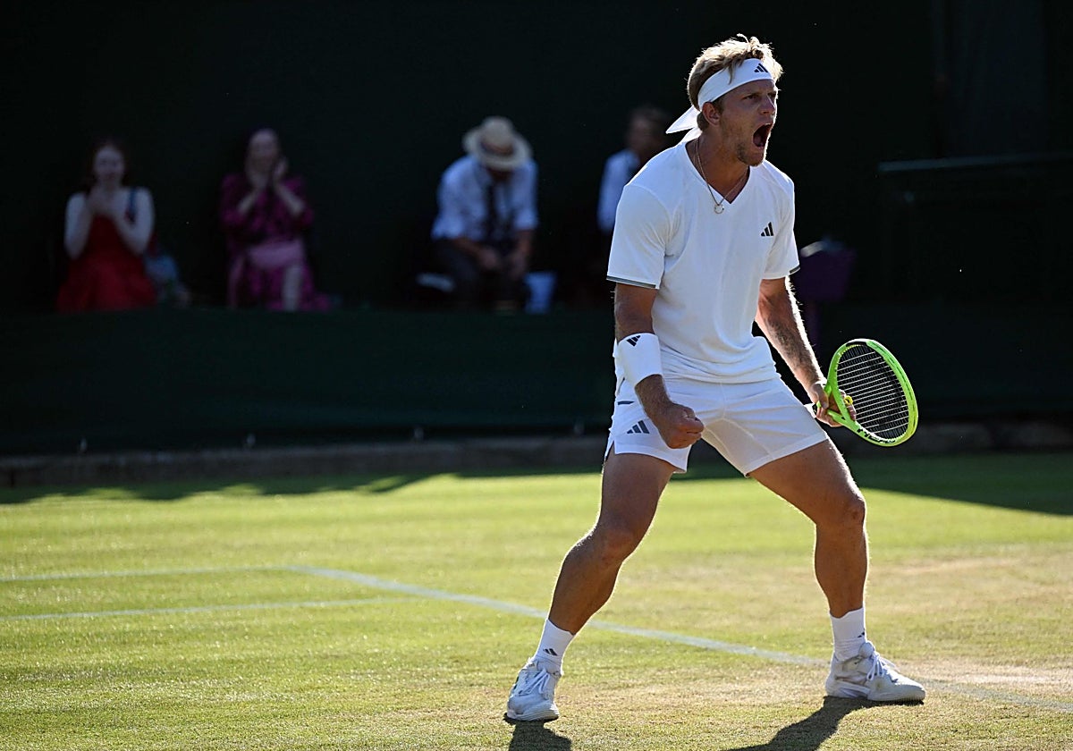 Davidovich rompe su techo en Wimbledon