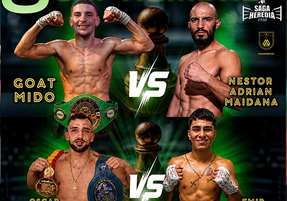 El boxeo profesional regresa a Saga Heredia con Óscar 'Toro' Díaz y 'Goat Mido' como protagonistas