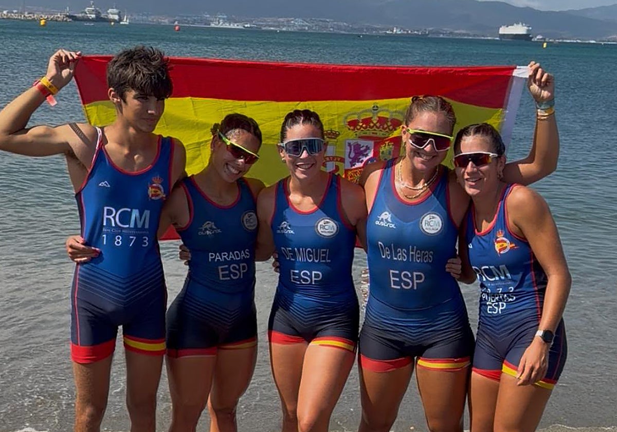 El remo malagueño triunfa en los Campeonatos de Europa de la línea