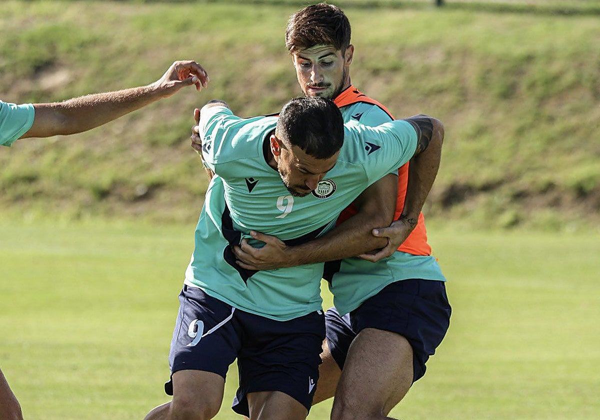 Imagen del entrenamiento del Torremolinos el jueves.