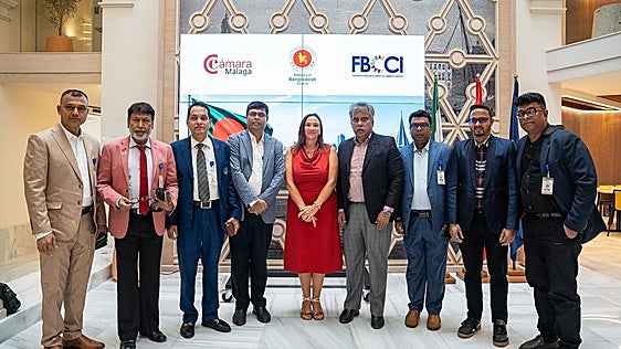 La Cámara de Comercio de Málaga explora oportunidades de cooperación empresarial con Bangladesh