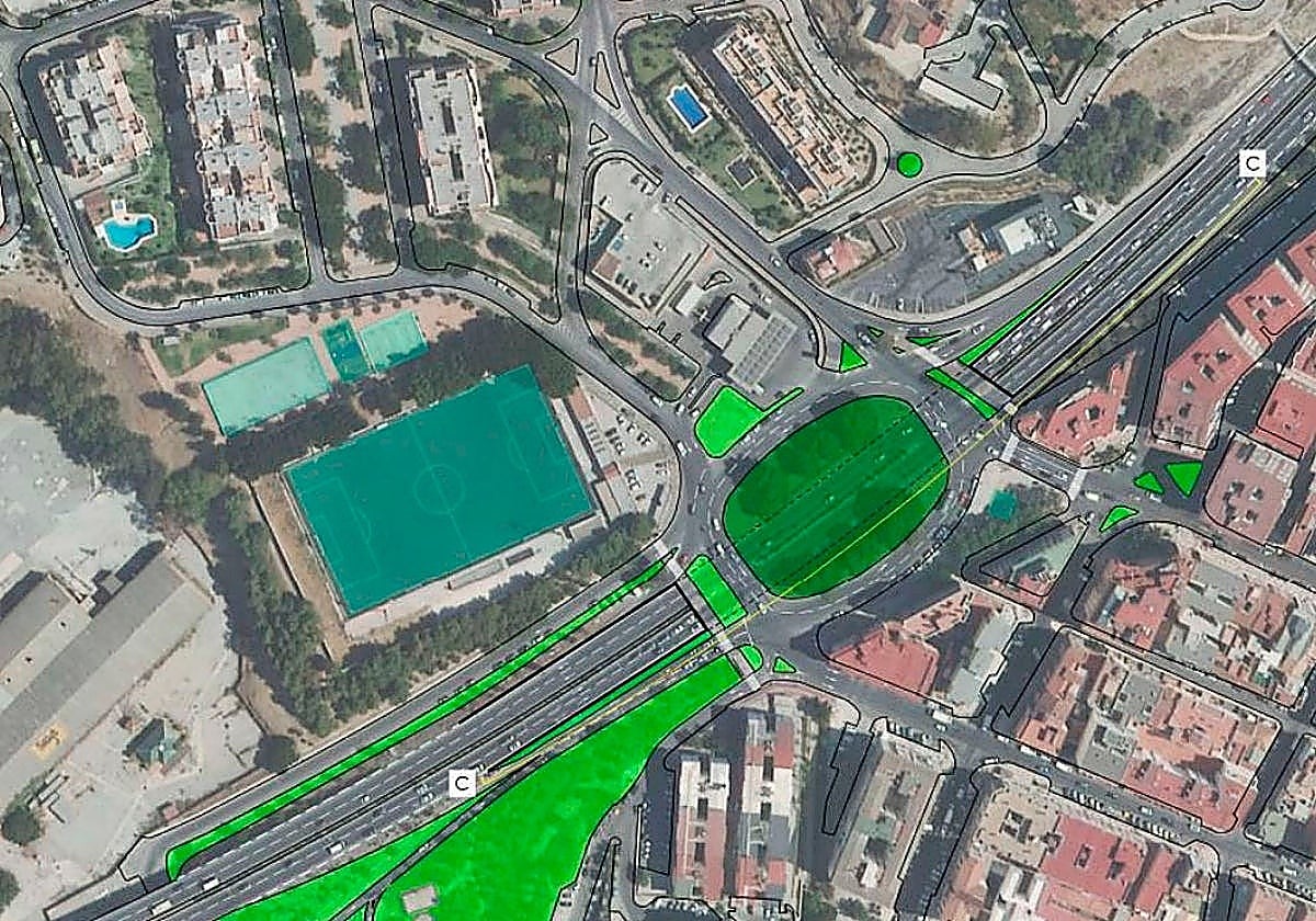 Málaga acelera el soterramiento de Valle Inclán para luchar contra los atascos de tráfico