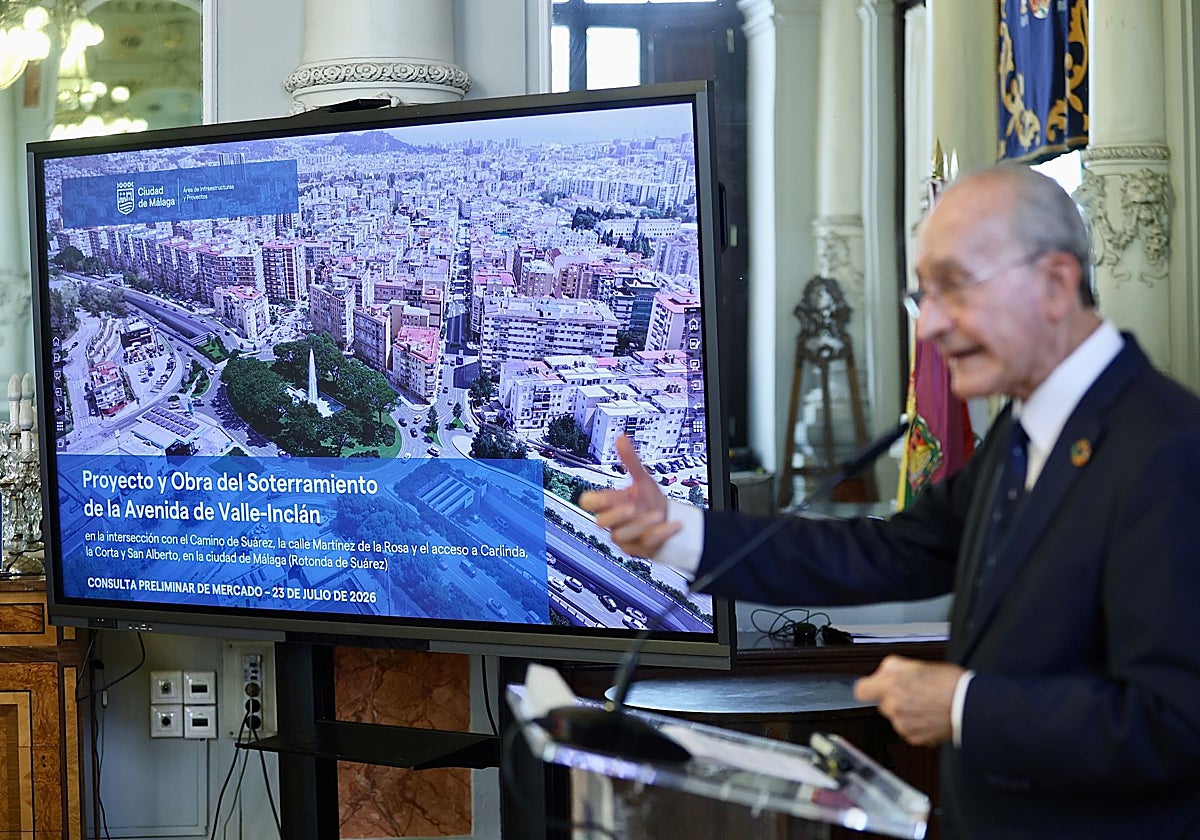 El Ayuntamiento de Málaga pone en marcha el proceso para soterrar la avenida de Valle-Inclán por 26,8 millones