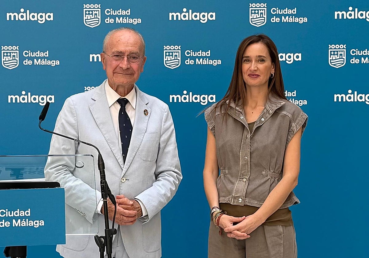 DE la Torre y Pérez de Siles, en la rueda de prensa previa al pleno de este jueves.