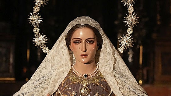 La Virgen del Dulce Nombre regresa a Málaga tras su restauración