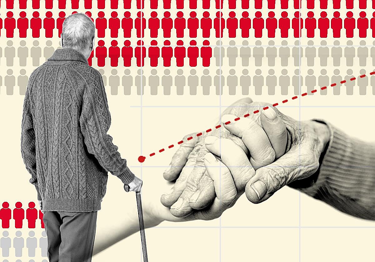 La población de noventa años ha crecido un 55% en Málaga en una década