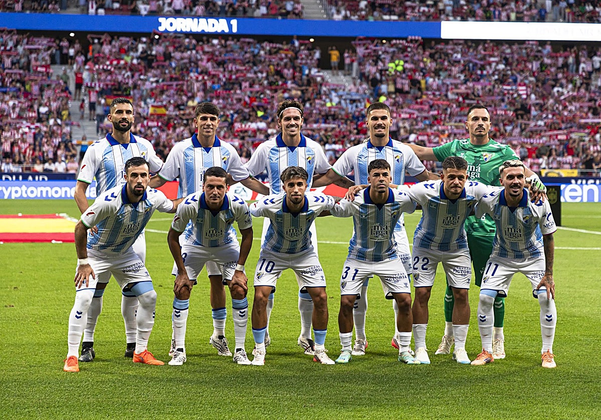 Un primer once malaguista en el regreso a la élite sin los fichajes