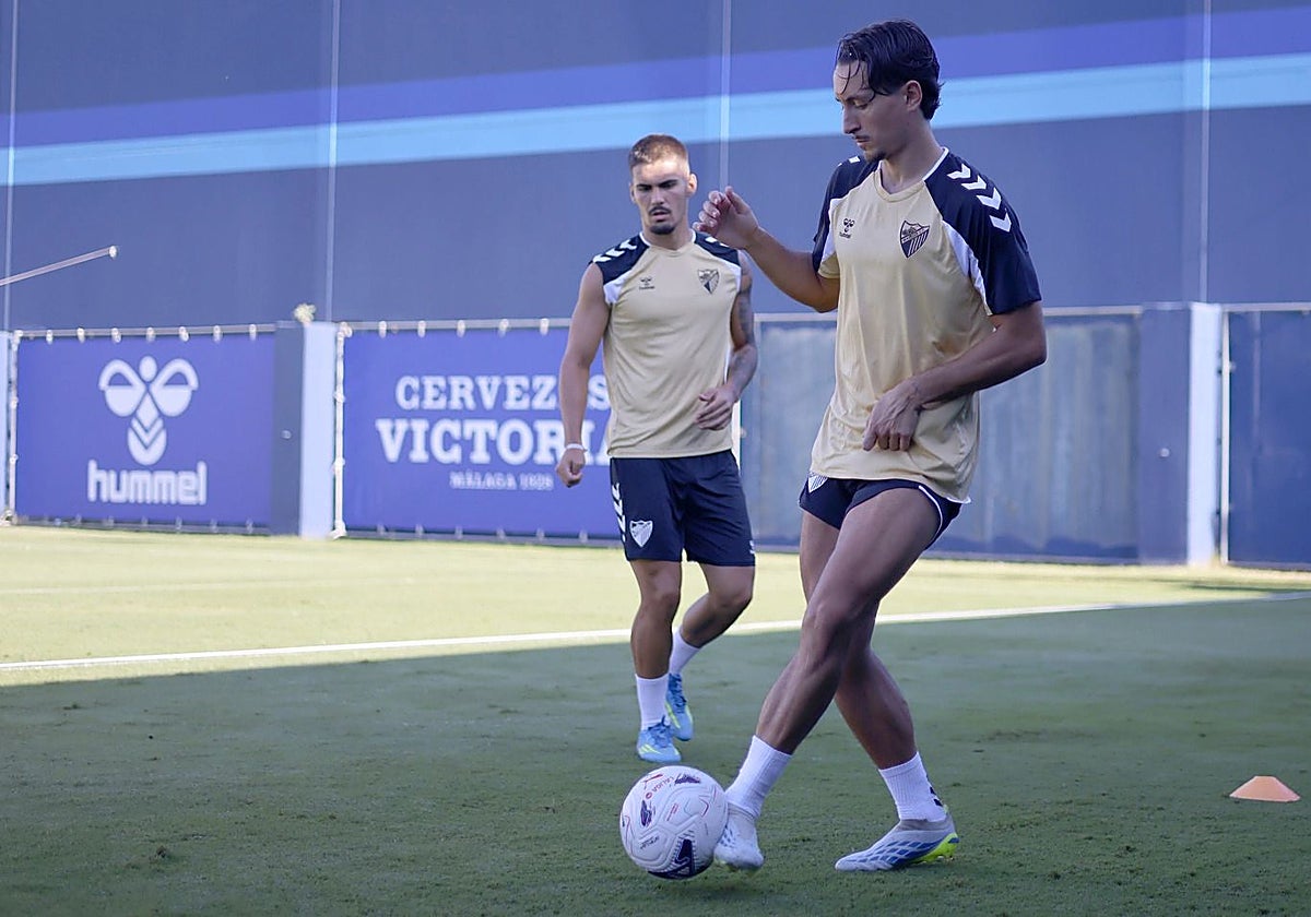 Pablo Martínez ya se entrena con el Málaga